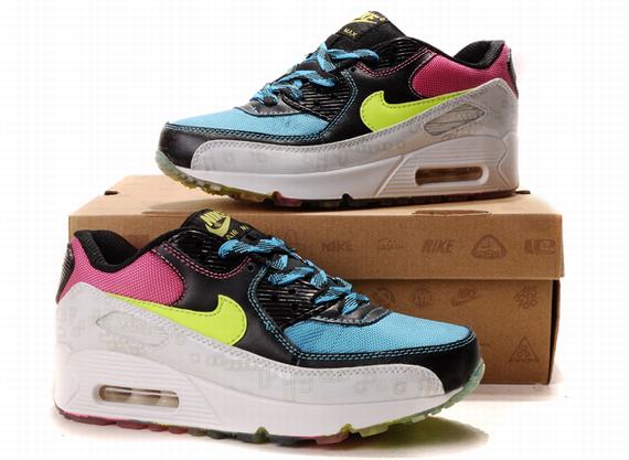 Nike Air Max Shoes Womens Blue/Black/Pink Online
